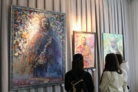 Opening of the personal exhibition &quot;Facets of Reality&quot; by artist Reyhan Aituarova, Astana