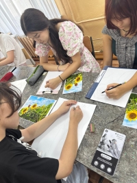 The third day of &quot;Plein Air - 2025&quot;: a master class for young artists