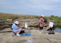 Plein Air – 2025. Day 2. Stone Lake and Stone Dolphin